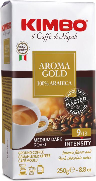 Image du produit Kimbo Or (Torréfaction foncée, 250 g)