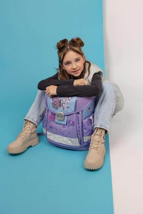 Image du produit Belmil CLASSY Schulrucksack-Set Butterfly (19 l)