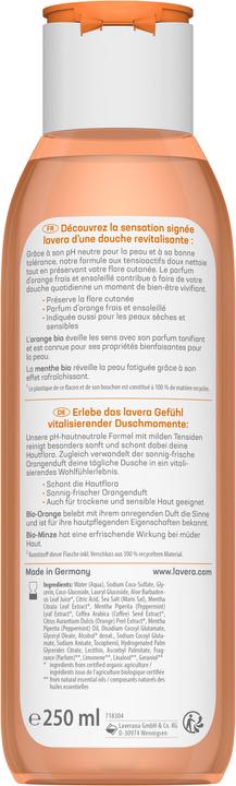 Produktbild Lavera Pflegedusche Vitalisierend Bio Orange & Bio Minze (250 ml)