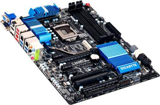 Actual product image Gigabyte Ga-Z77x-Ud5h (LGA 1155, Intel Z77, ATX)