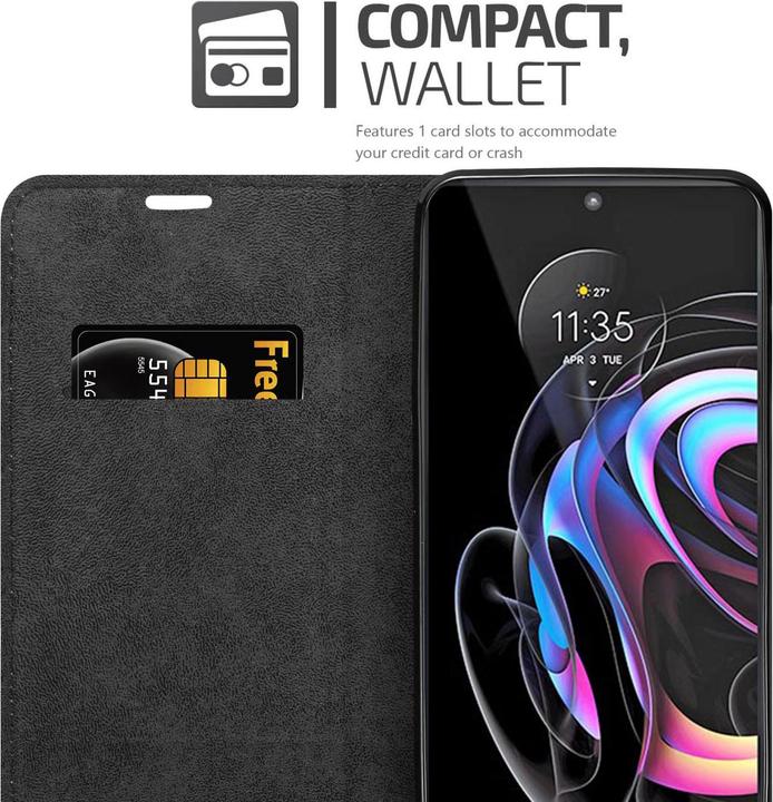 Productafbeelding Cadorabo Hoesje voor Motorola EDGE 20 PRO / EDGE S PRO in Book Invis. Magneetstijl (Motorola Edge S Pro, Motorola Edge 20 Pro)