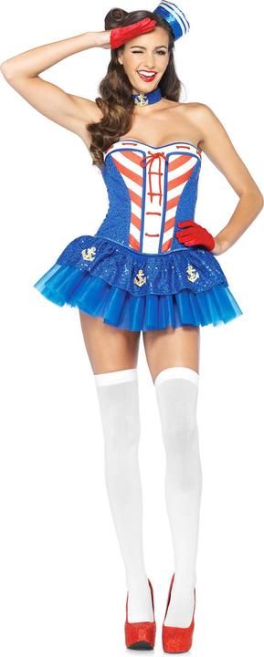 Produktbild Leg Avenue Matrosin Kostüm - Pin up für Fasching & Karneval (S)