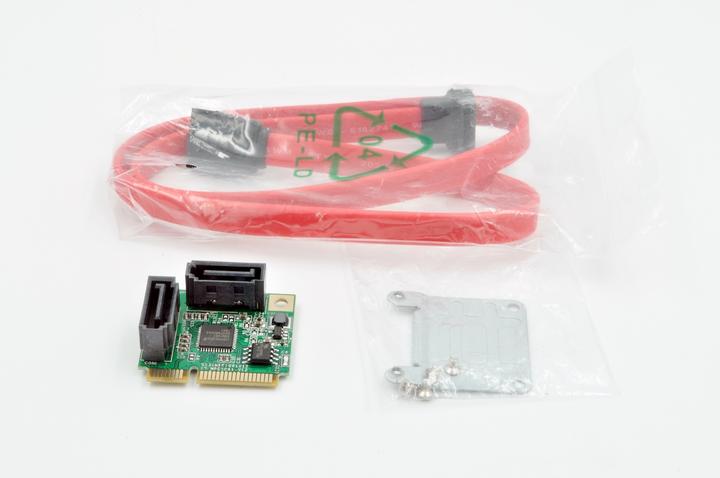Actual product image Exsys PCI-EXPRESS Mini SATA3 Controller f.HDD/SSD - Controller - Serial ATA