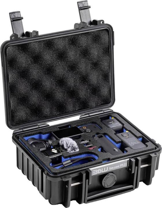 Produktbild B&W International B&W DJI Osmo Pocket 3 Case Typ 500 Lila (Drohnen Zubehör Tasche)