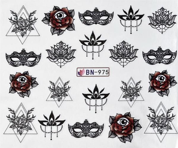 Produktbild Nagellack24 Nail Art Sticker Wassertransfer 975 (Nagellacktrockner)