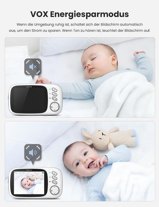 Image du produit GHB Babyphone mit Kamera und LCD-Display (Vidéo et audio)