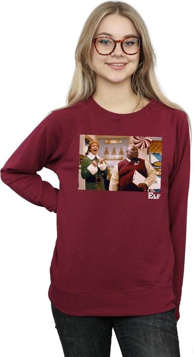 Actual product image Elf Womens/Ladies Christmas Store Cheer Sweatshirt (XXL)