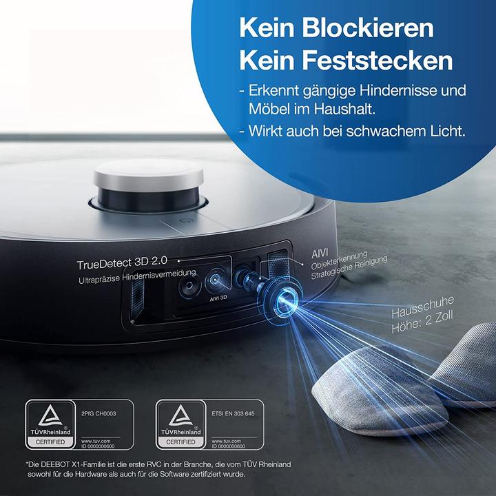 Produktbild Ecovacs Deebot X1 Omni (Saugwischroboter)