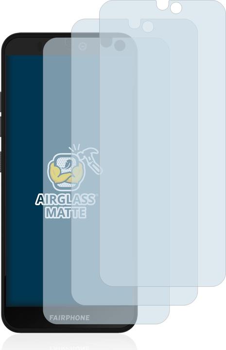 Produktbild BROTECT AirGlass Panzerglasfolie Matt (3 Stück, Fairphone 3+)