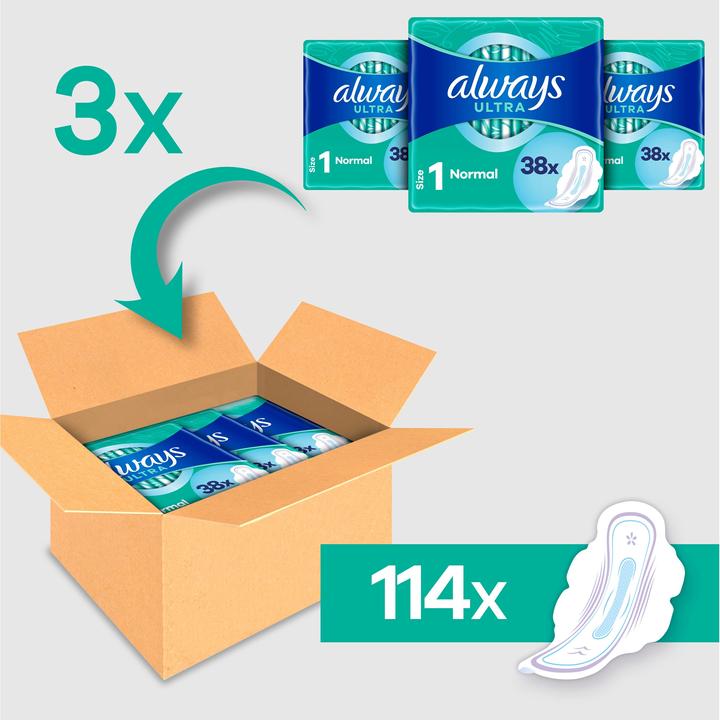 Actual product image Always Ultra (114 x, Sanitary pads)