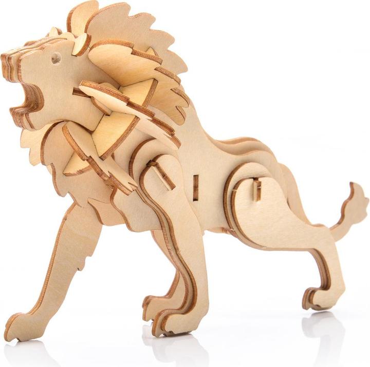 Image du produit Little Story Modèle de puzzle en bois 3D - Lion