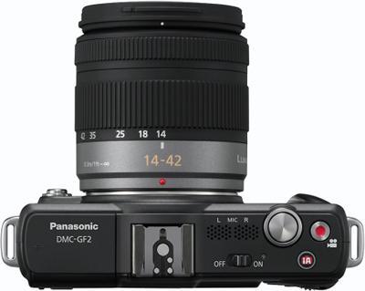 Image du produit Panasonic Lumix GF2KEG-K, 12 MP, FullHD, 14-42mm Kit, Noir