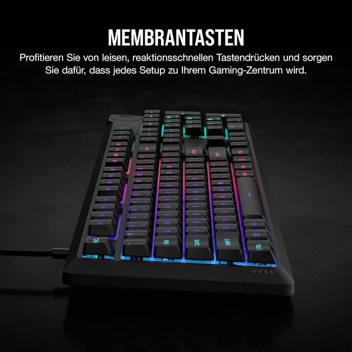 Immagine prodotto Corsair K55 Core RGB (DE, Cablato)