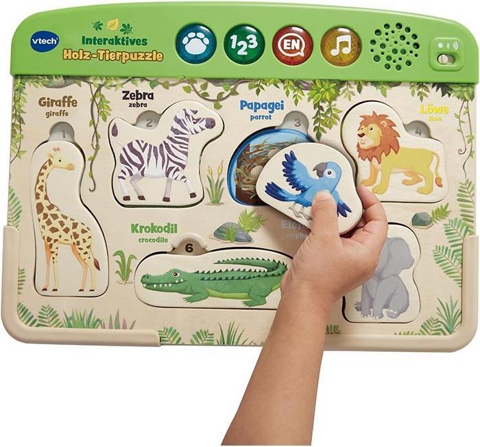 Image du produit VTech Puzzle animalier interactif (6 pièces)