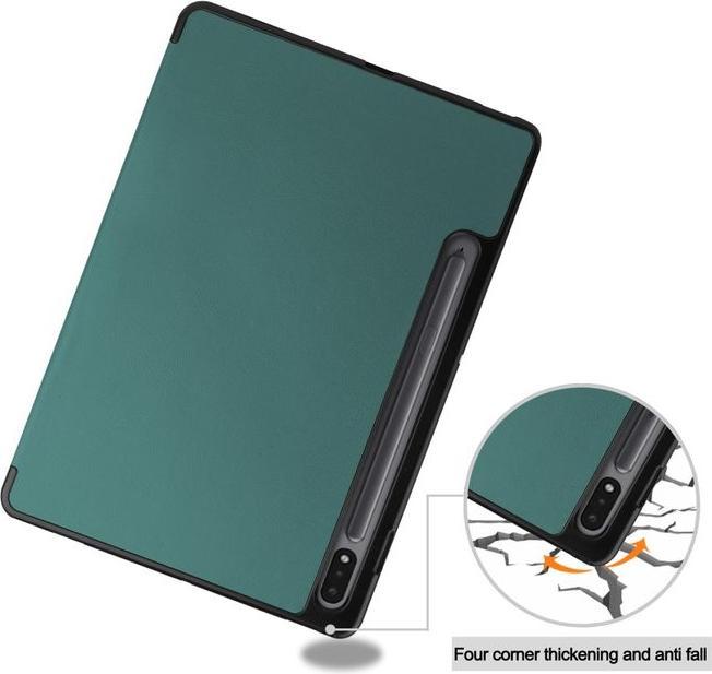 Produktbild MU Classic Dreifach faltbare Leder Hülle (Galaxy Tab S8)