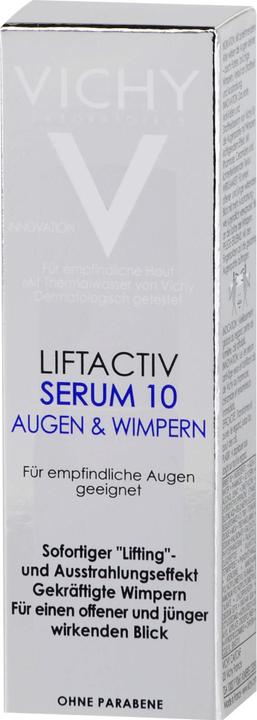 Actual product image Vichy Lift Active Serum 10 Eyes & Eyelashes (Serum, 15 ml, Day + Night)