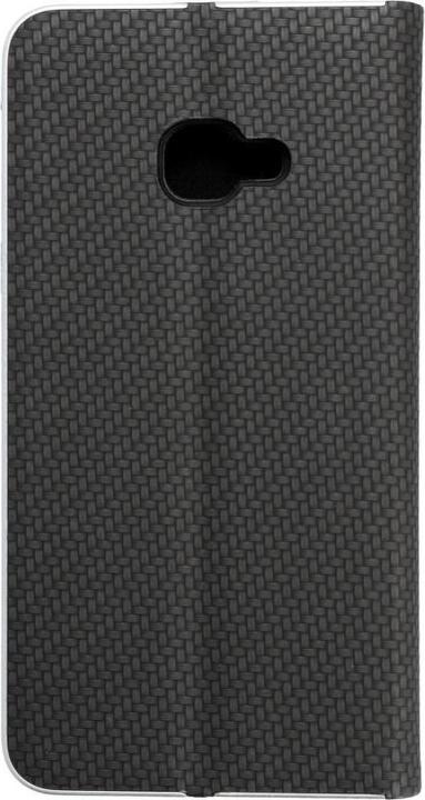 Produktbild Forcell Book case OEM LUNA Book Carbon for SAMSUNG Xcover 4 black (Samsung Galaxy Xcover 4)
