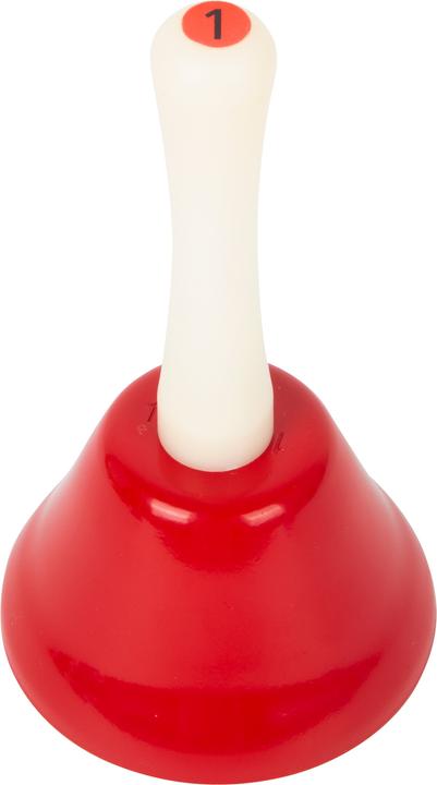 Actual product image small foot Hand bell set (German, French, Italian, English)