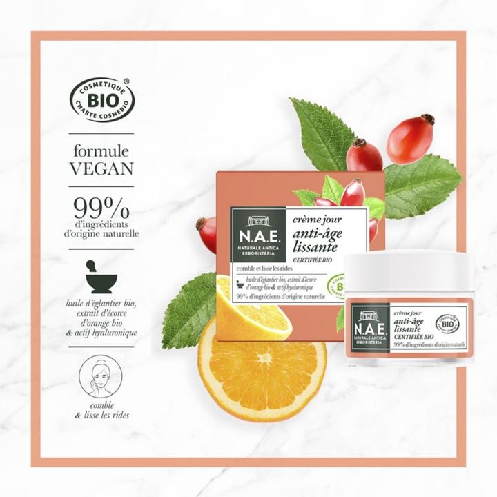 Actual product image N.A.E. Naturale Antica Erboristeria Lifting Day Cream, COSMOS Organic Certified & Vegan Formula 50 m (50 ml, Day cream)