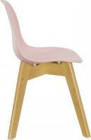 Actual product image Home Deco Kids Scandinavian chair with pink shell (High chair)