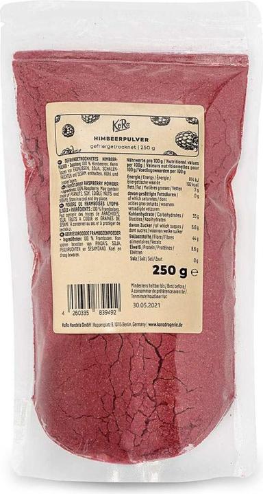 Produktbild KoRo Gefriergetrocknetes Himbeerpulver (250 g)