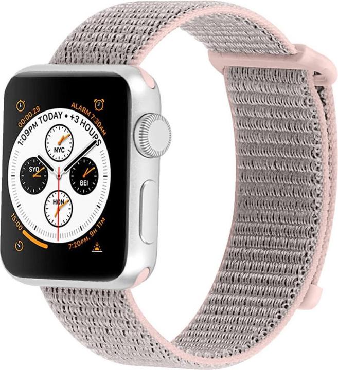 Actual product image Cover-Discount Apple Watch 44/45/46/49mm - Nylon fabric band flexible with velcro (Nylon)