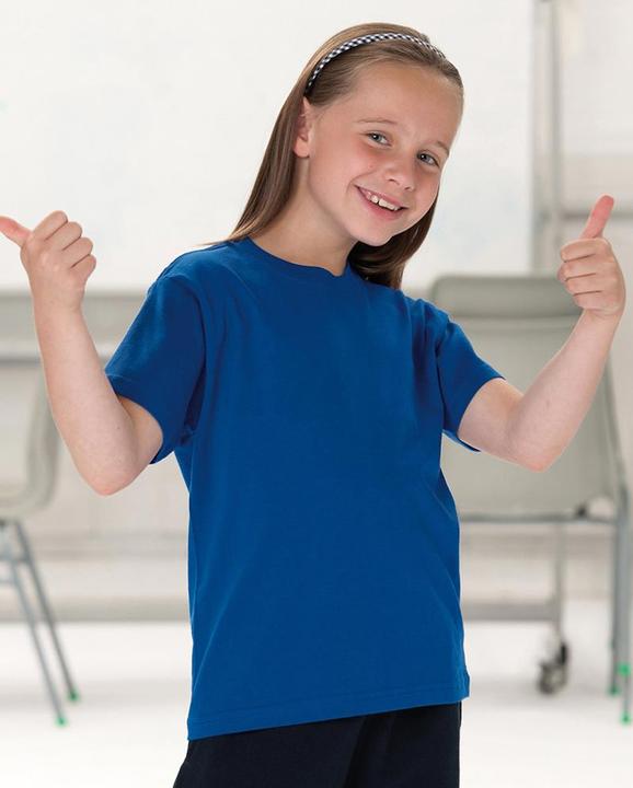 Actual product image Jerzees Schoolwear Jerzees Schoolgear Classic Plain Tshirt (140)