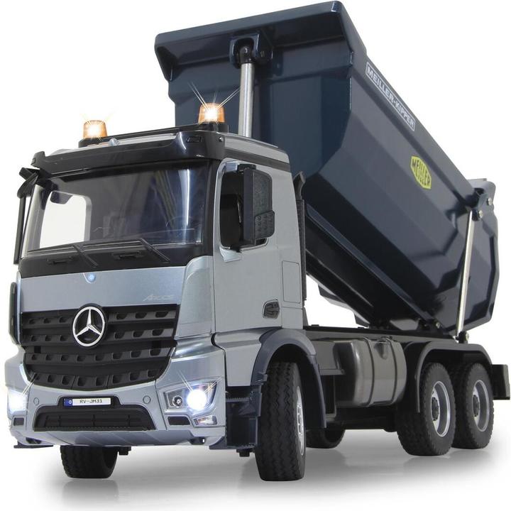 Actual product image Jamara Dump Truck Mercedes-Benz Arocs Metal Meiller 1:20 2.4GHz