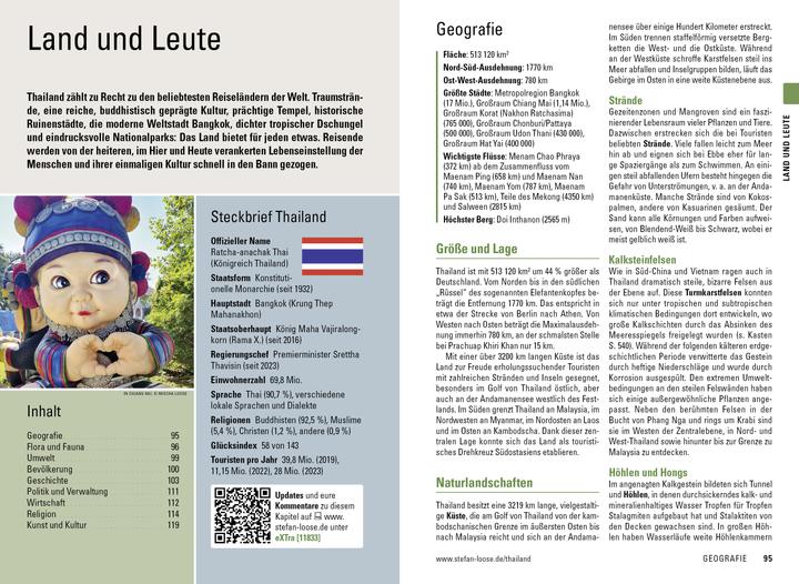 Actual product image Stefan Loose Reiseführer Thailand, Der Süden (German, Renate Loose, Stefan Loose, Markus Markand, Moritz Jacobi, Volker Klinkmüller, Misha Loose, Andrea Markand, 2024)