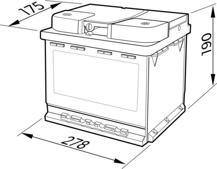 Image du produit Cartec Eco Power 75 EFB (12 V, 75 Ah, 720 A)