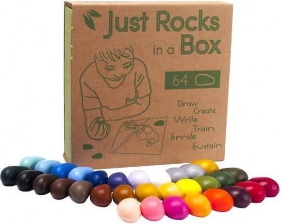 Actual product image Crayon Rocks Just Rocks in a Box