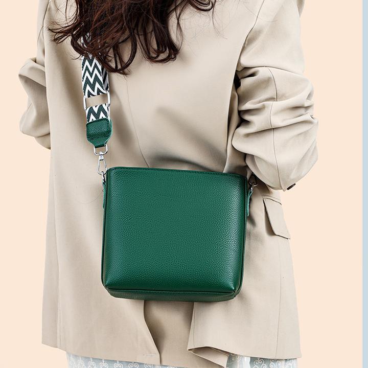 Produktbild Only-Bags.Store Kunstleder Crossbody Umhängetasche, Solid Farbe Messenger Satchel Geldbörse, Casual Fashion