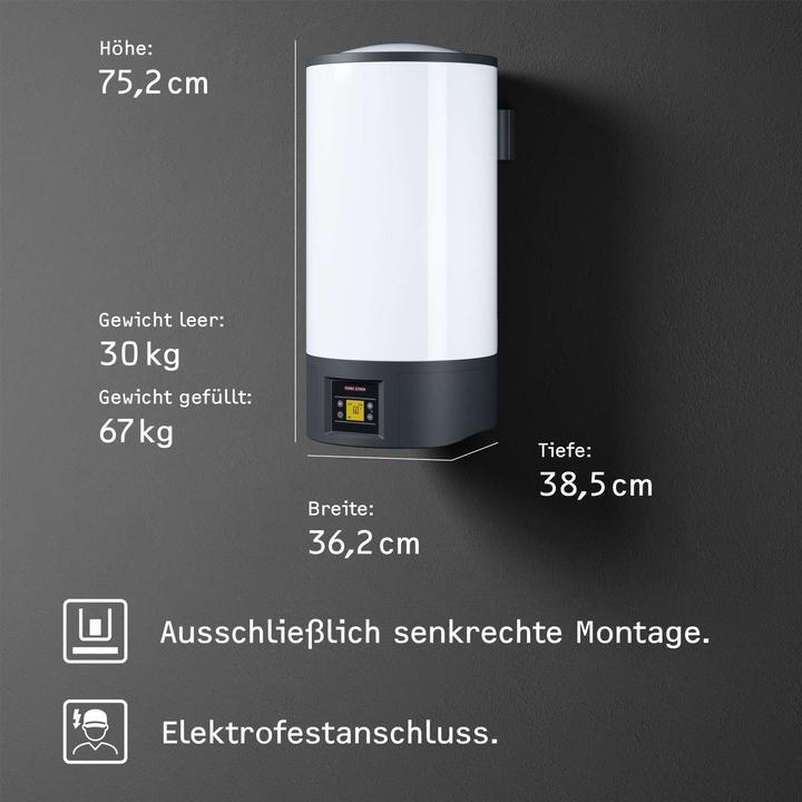 Produktbild Stiebel Eltron EW-V ECO 36 l, Elektro Warmwasserspeicher, LC-Display, beste Energieklasse A, druckfest
