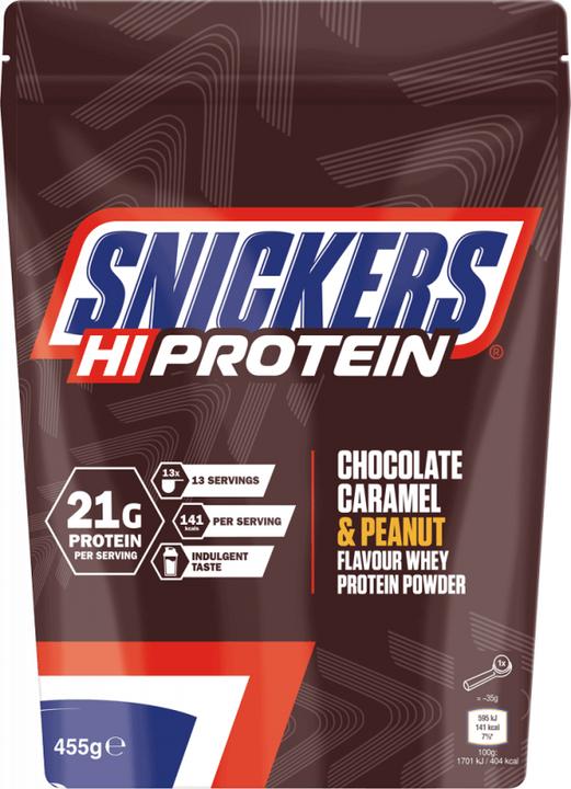 Image du produit Hubba Bubba Poudre de protéine Snickers (Chocolat, Caramel & cacahuète, 1 pcs, 510 g)