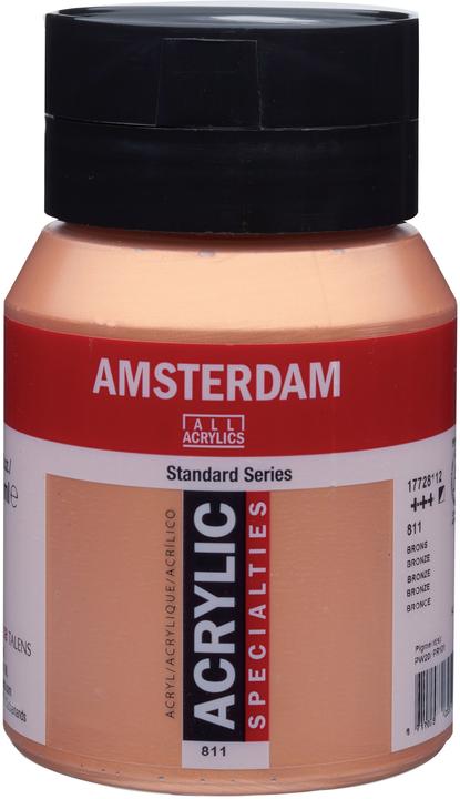 Actual product image Talens Acrylic paint Amsterdam 500ml 17728112 bronze (Bronze, 500 ml)
