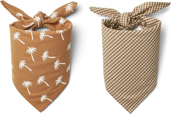 Liewood Bali Bandana Tücher Palms - Almond Mix