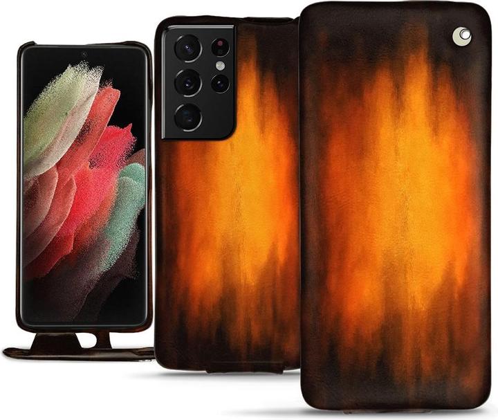 Productafbeelding Noreve Lederen omslag verticaal (Samsung Galaxy S21 Ultra)