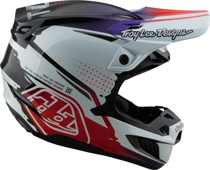 Produktbild Troy Lee Designs SE5 ECE Carbon MIPS Helm, Drip, black, XL | 60-61cm (60 - 61 cm)