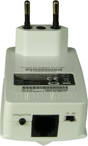 Immagine prodotto Intertech Adattatore PowerLAN Inter-Tech PLA-200 (200 Mbit/s)
