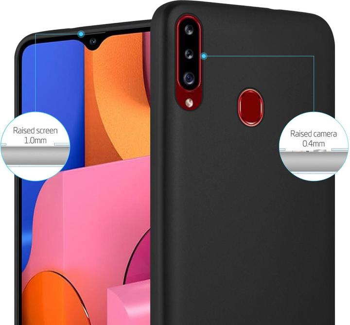Produktbild Cadorabo TPU Matt Metallic Cover (Samsung Galaxy A20s)