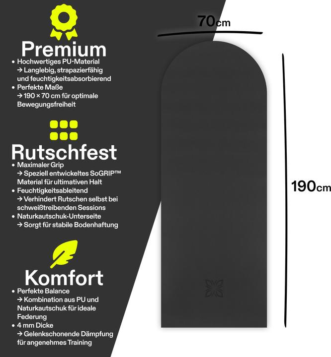 Image du produit Omnana SoGRIP Tapis de yoga (4 mm)