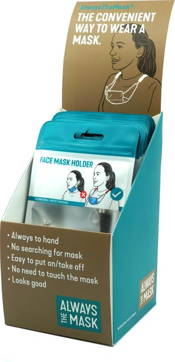 Actual product image Roost Mask holder cord 1 pcs 301930021 White (Mask holder)