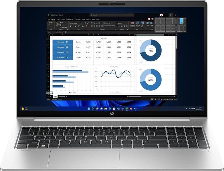 Produktbild HP ProBook 450 G10 15,6" FHD i5-1334U 16GB/512GB SSD Win11 Pro 8X9S0ES (15.60", Intel Core i5-1334U, 16 GB, 512 GB, DE)