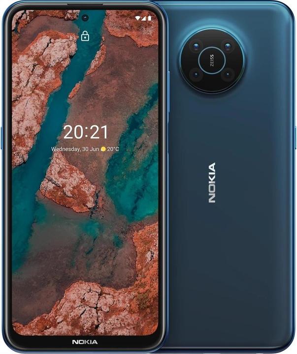 Immagine prodotto Nokia X20 (8GB) (128 GB, blu nordico, 6.67", Doppia SIM Ibrida, 64 Mpx, 5G)