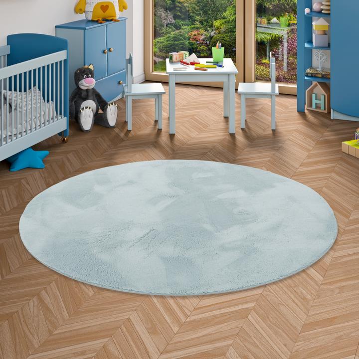 Actual product image Pergamon Kinder Super Soft Fellteppich Pearl Kids Rund (120 x 120 cm)