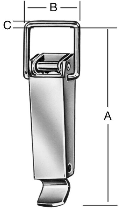 Produktbild Magni Kistenverschlüsse 74x30mm Nr. 1202070Z (Kistenverschlüsse, 1 Stk.)