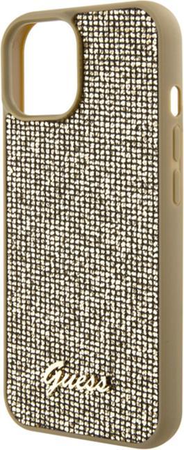 Image du produit Guess GUHCP15SPMSDGSD iPhone 15 6.1" złoty/gold hardcase Disco Metal Script (Apple iPhone 14, Apple iPhone 15, Apple iPhone 13)