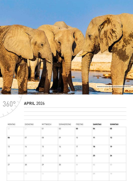 Actual product image NamibiaBrochure calendar2026 (German)