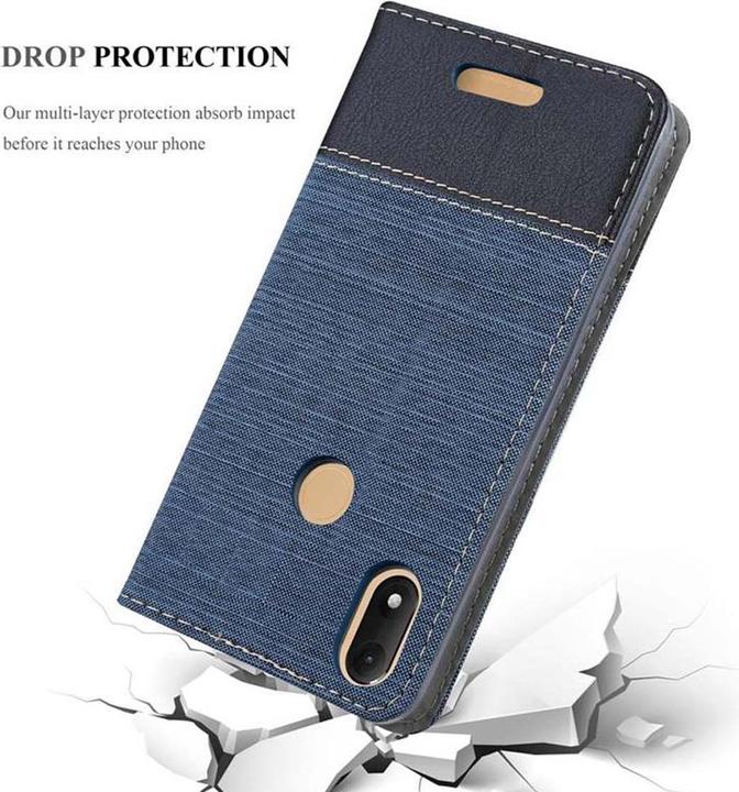 Image du produit Cadorabo Couverture look jeans Book (Wiko View Max)