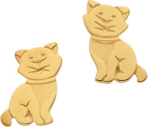 Muau Ohrstecker (Gelbgold)